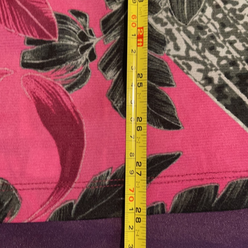Lane Bryant Floral Ruffle V Neck SS Top 22 24 - Picture 8 of 8